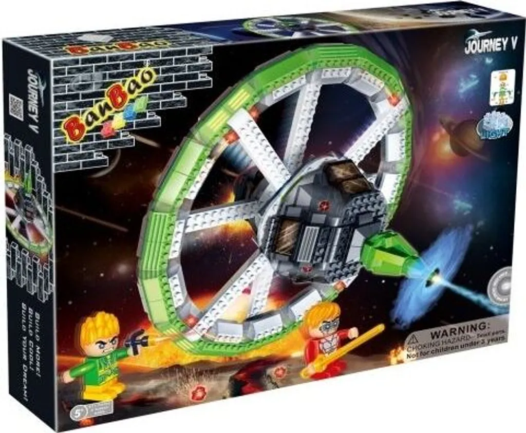 Satellite BanBao 6405 avec Panneaux Solaires Mobiles et Briques Résistantes