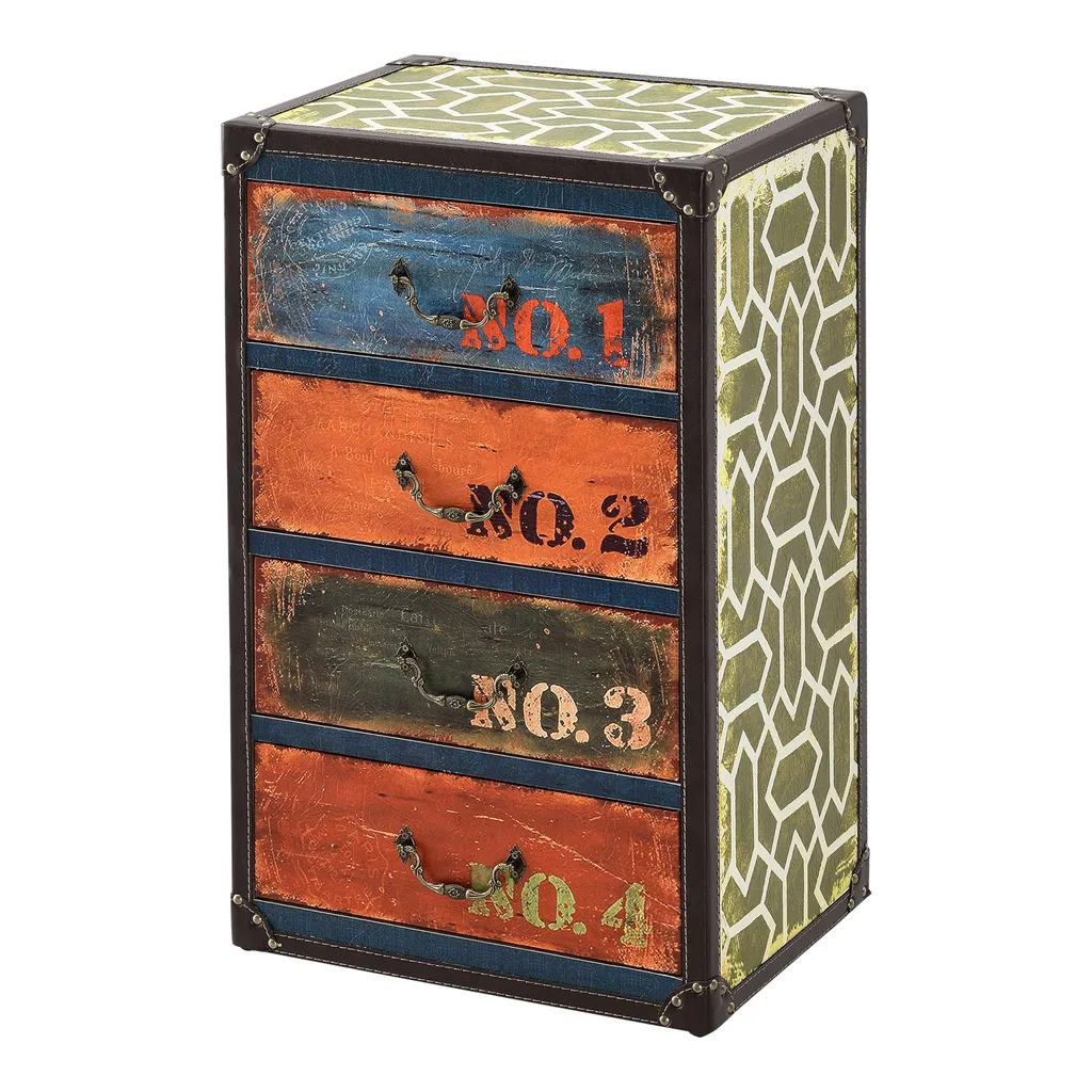 Petit meuble de rangement 4 tiroirs pour gagner de la place salon