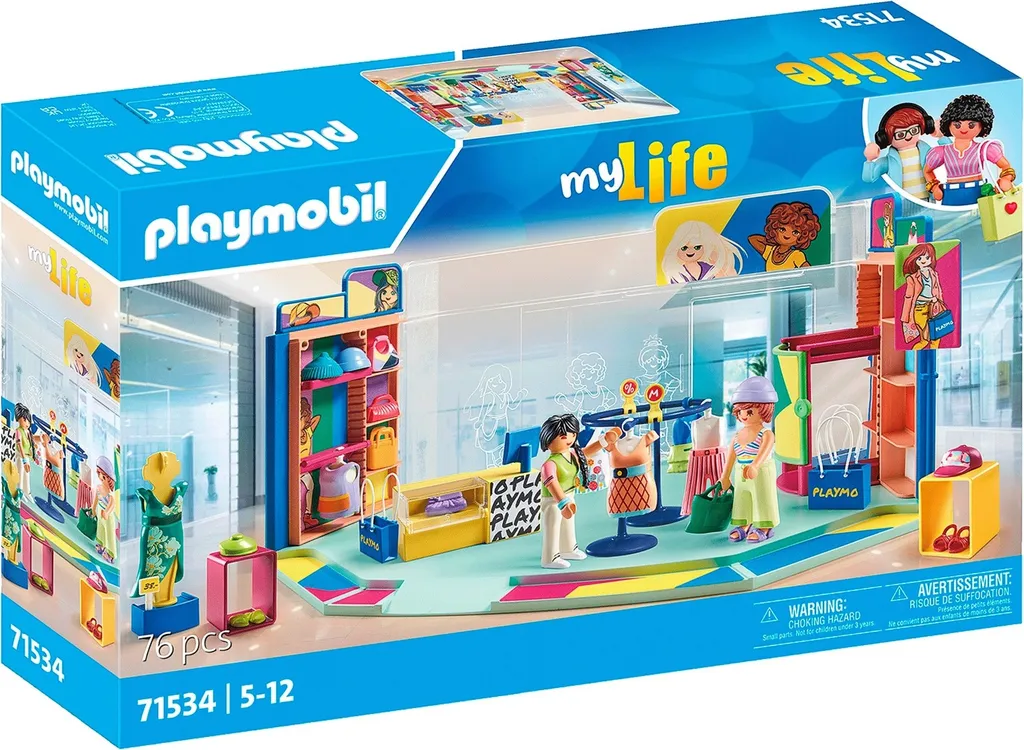 Playmobil 71534 myLife Boutique de Mode avec Accessoires de Stylisme