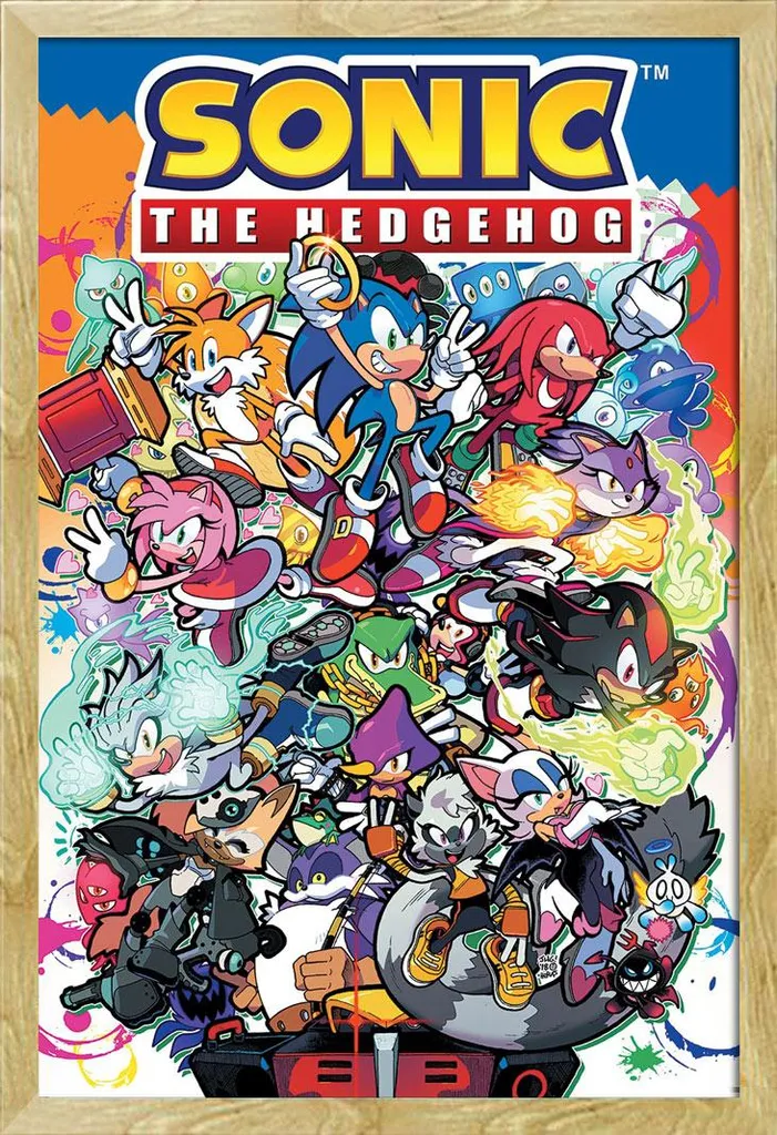 Quadro Sonic per Cameretta Bambini - Cornice Sicura Shinsuke Maxi Faggio