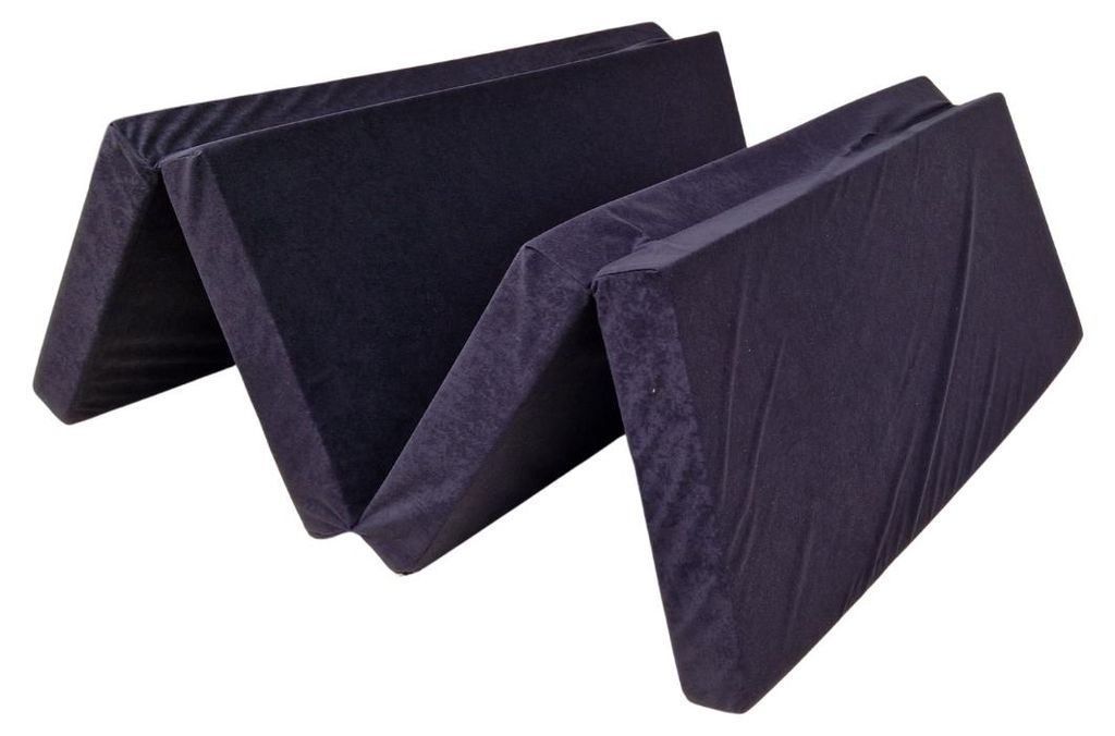 Natalia Spzoo vouwmatras 180x120x8 cm, zwart - 4-delig Productafbeelding 