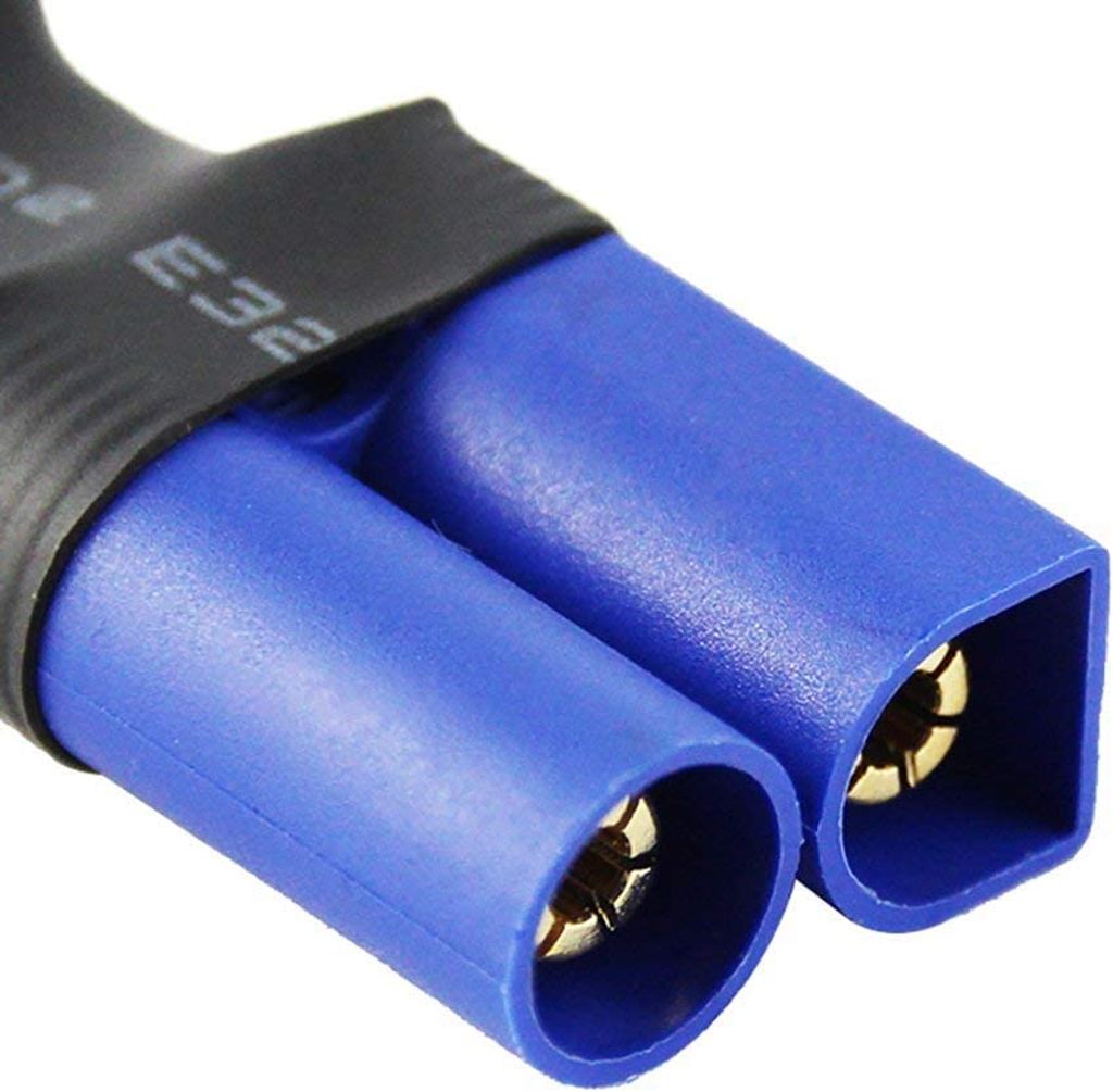 4 ks adaptér XT60 samica na EC5 samec bez kábla pre RC LiPo Obrázok produktu 6
