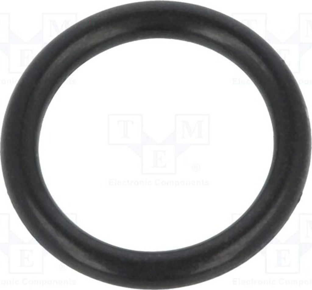 10x O-ring Dichtung ØInn: 9mm NBR schwarz Thk: 1,5mm -30÷100°C 01-0009.00X 1.5
