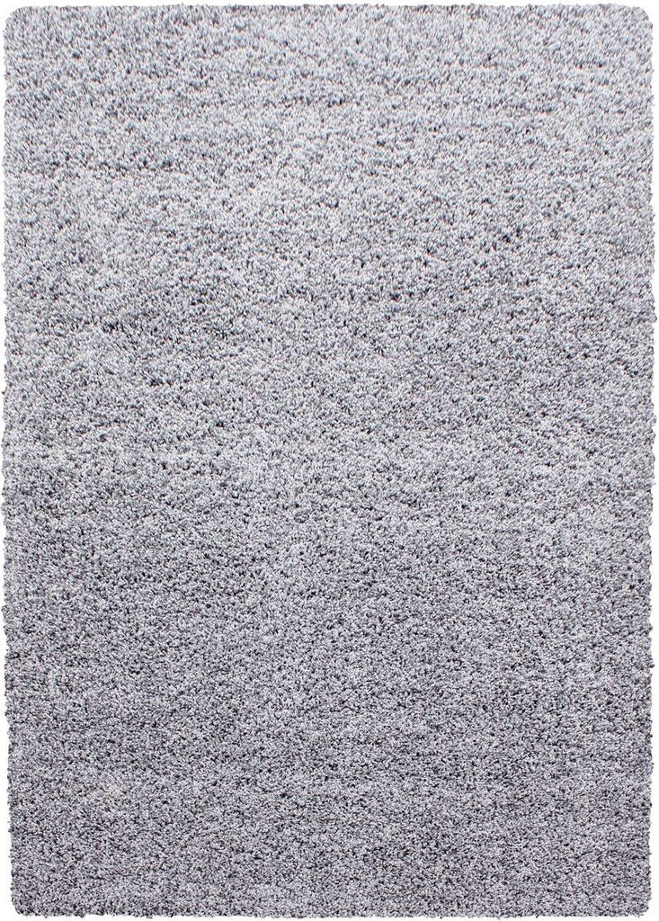 Hochflor Teppich Lux rechteckig, Farbe: Hellgrau, Größe:200x290 cm