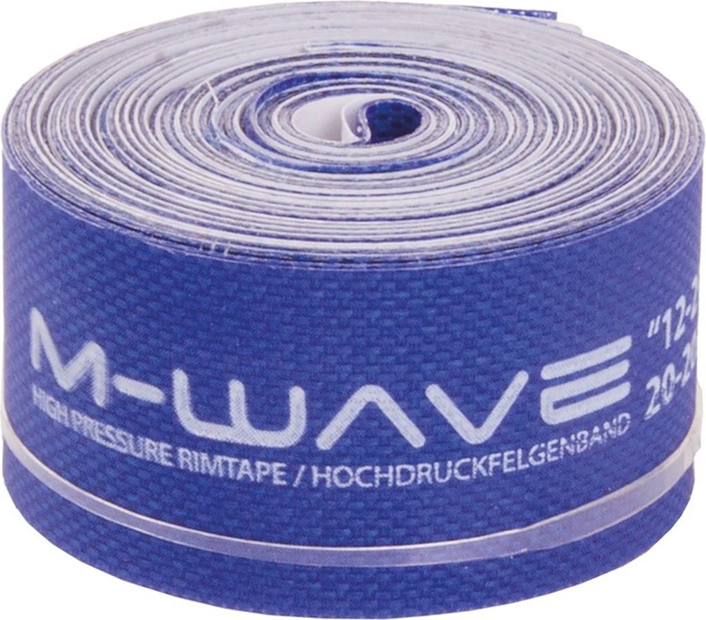 M-Wave Hochdruck-Gewebe-Felgenband 16mm, selbstklebend, 2x2m, blau (4 m)