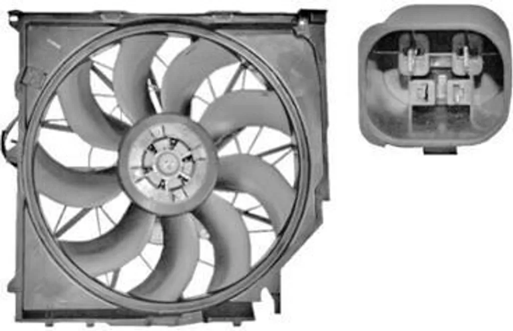 Refroidissement BMW X3 : Ventilateur VAN WEZEL avec Moteur 0680747