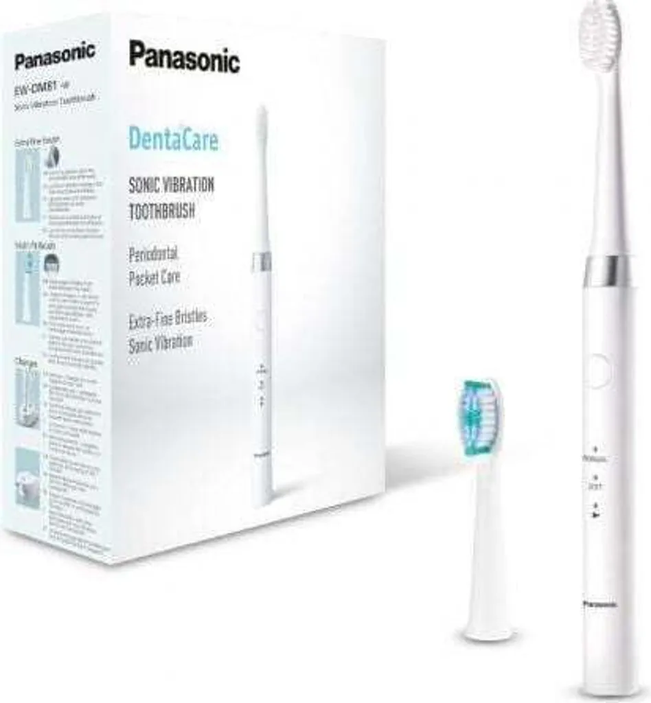 Brosse à dents Panasonic EW-DM81 - Nettoyage sonique blanc haute précision