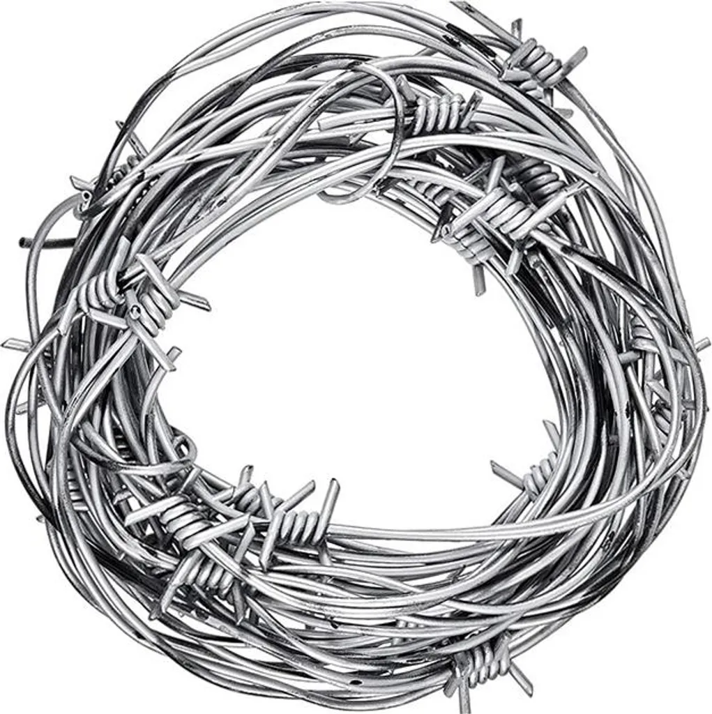Decorazione Halloween Filo Spinato Finto Argento 2 Pezzi - INF Pro - 4
