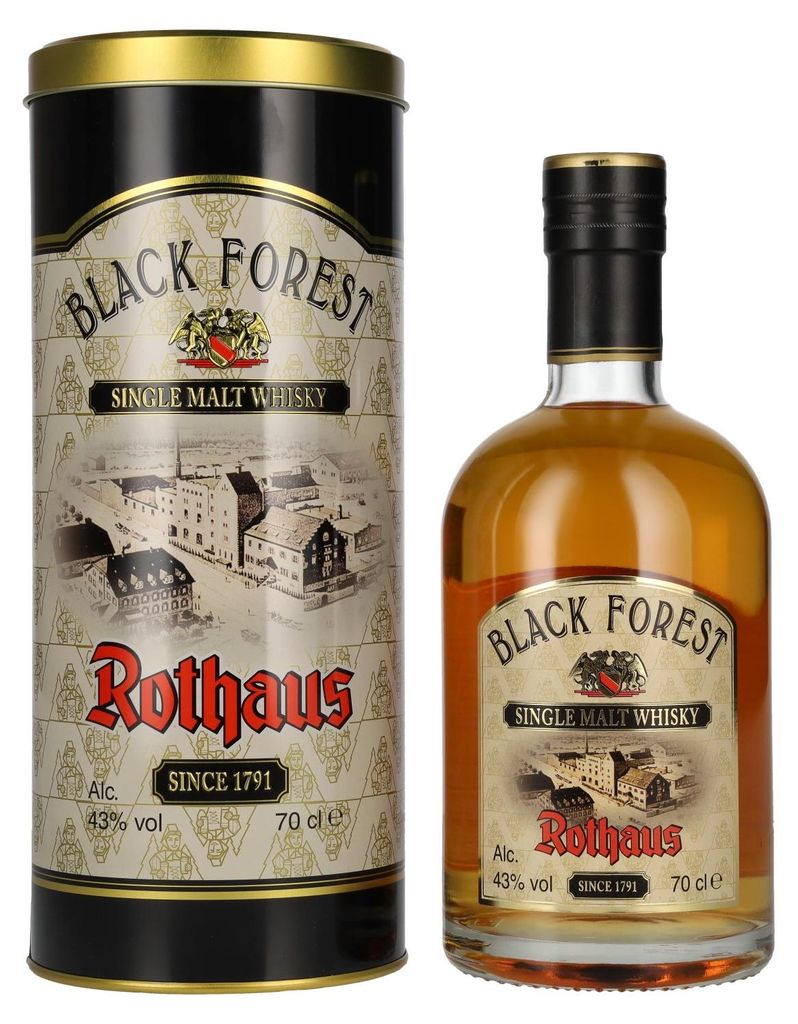 Black Forest Rothaus Single Malt Whisky Edition No. 15 43% Image du produit 