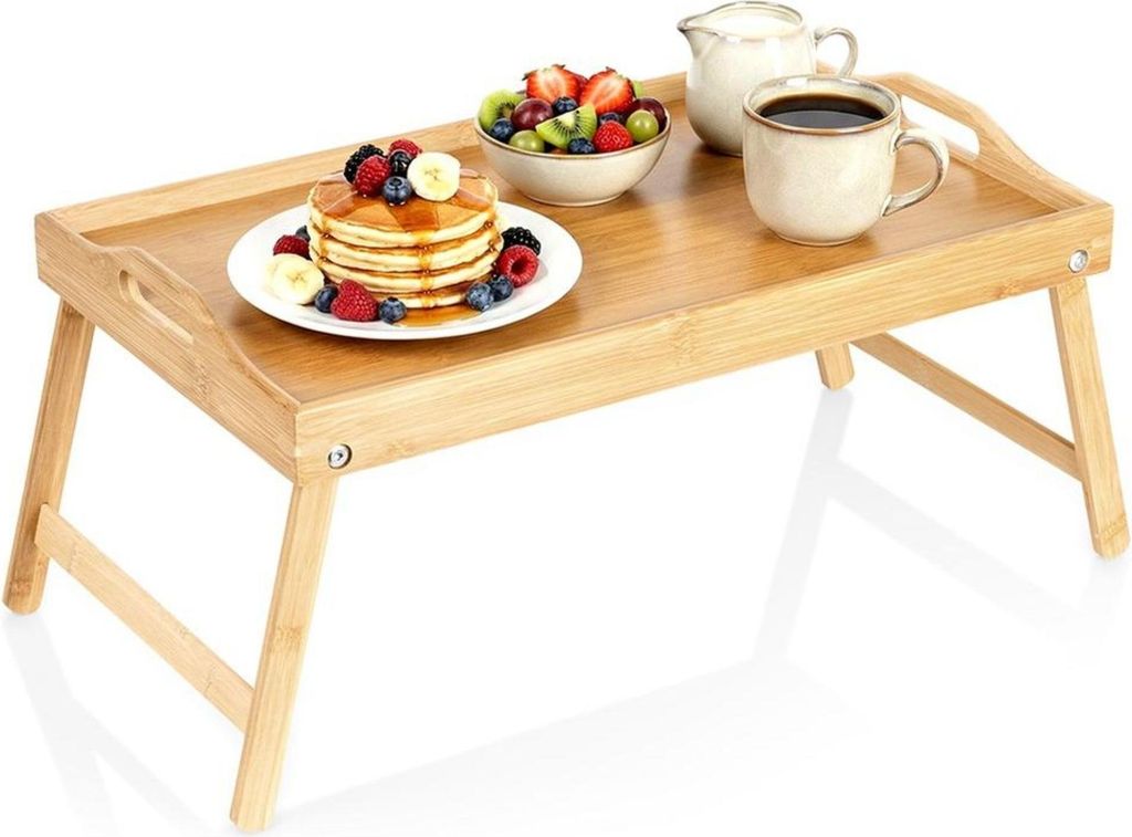 Vilde | Laptoptisch - Frühstück - aus Bambus - 48,5x28,5 cm Produktbild 