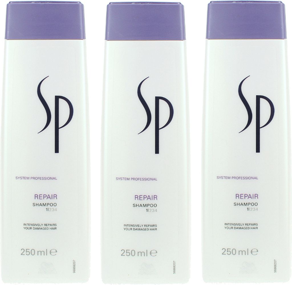 Wella SP Repair Shampoo 3x250ml