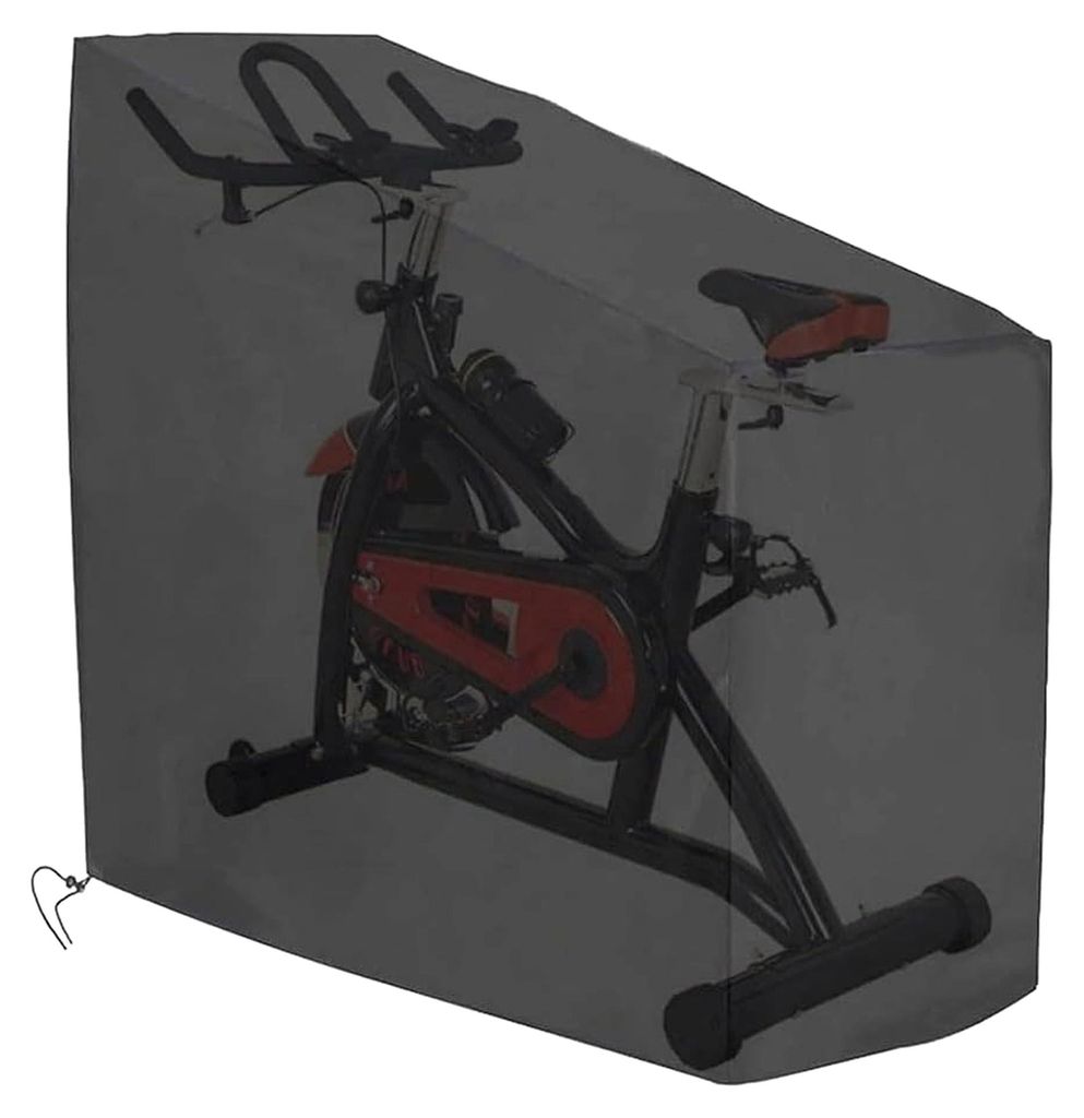 Wasserdichte Abdeckung für Indoor-Heimtrainer mit verstellbarem, winddichtem Seil aus 210D-Oxford-Gewebe