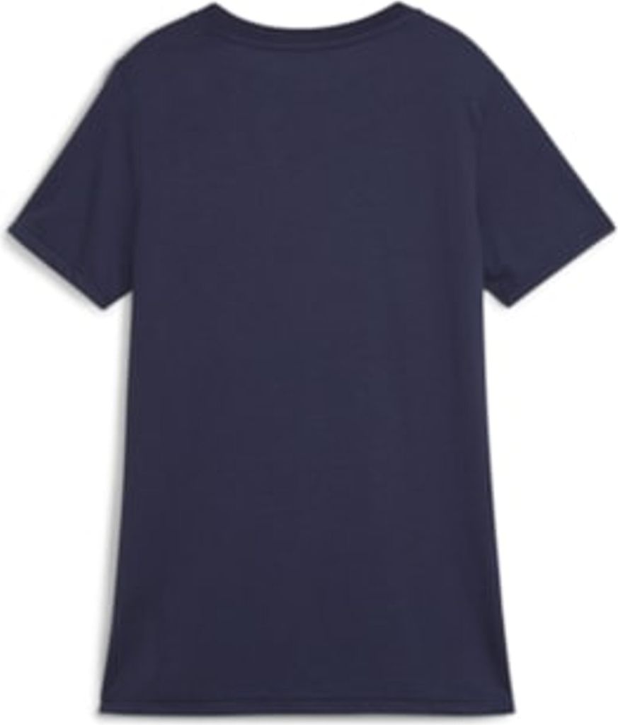 Puma Teamfinal Casuals Tee Wmn - puma navy-puma silver, Größe:S