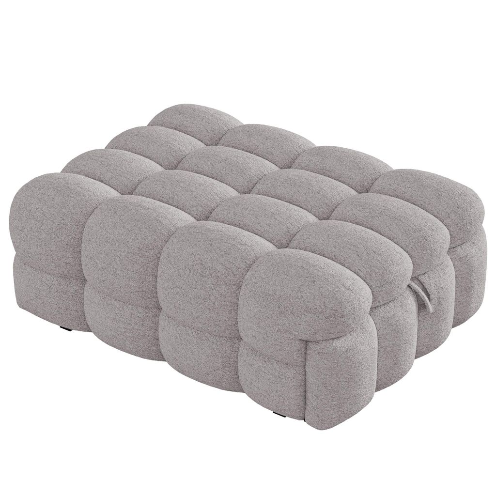 Merax 2-in-1 Fußhocker Schlafsofa Tagesbett aus Produktbild 