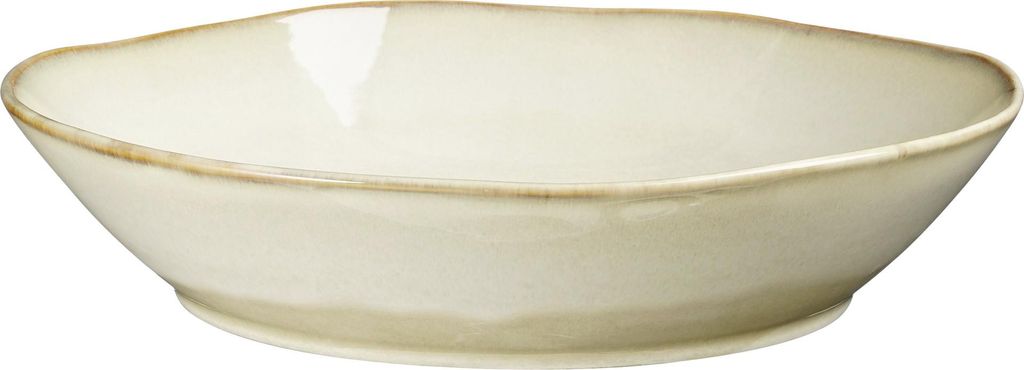 Mica Decorations Schale Racco stoneware 6 x 28 cm beige
