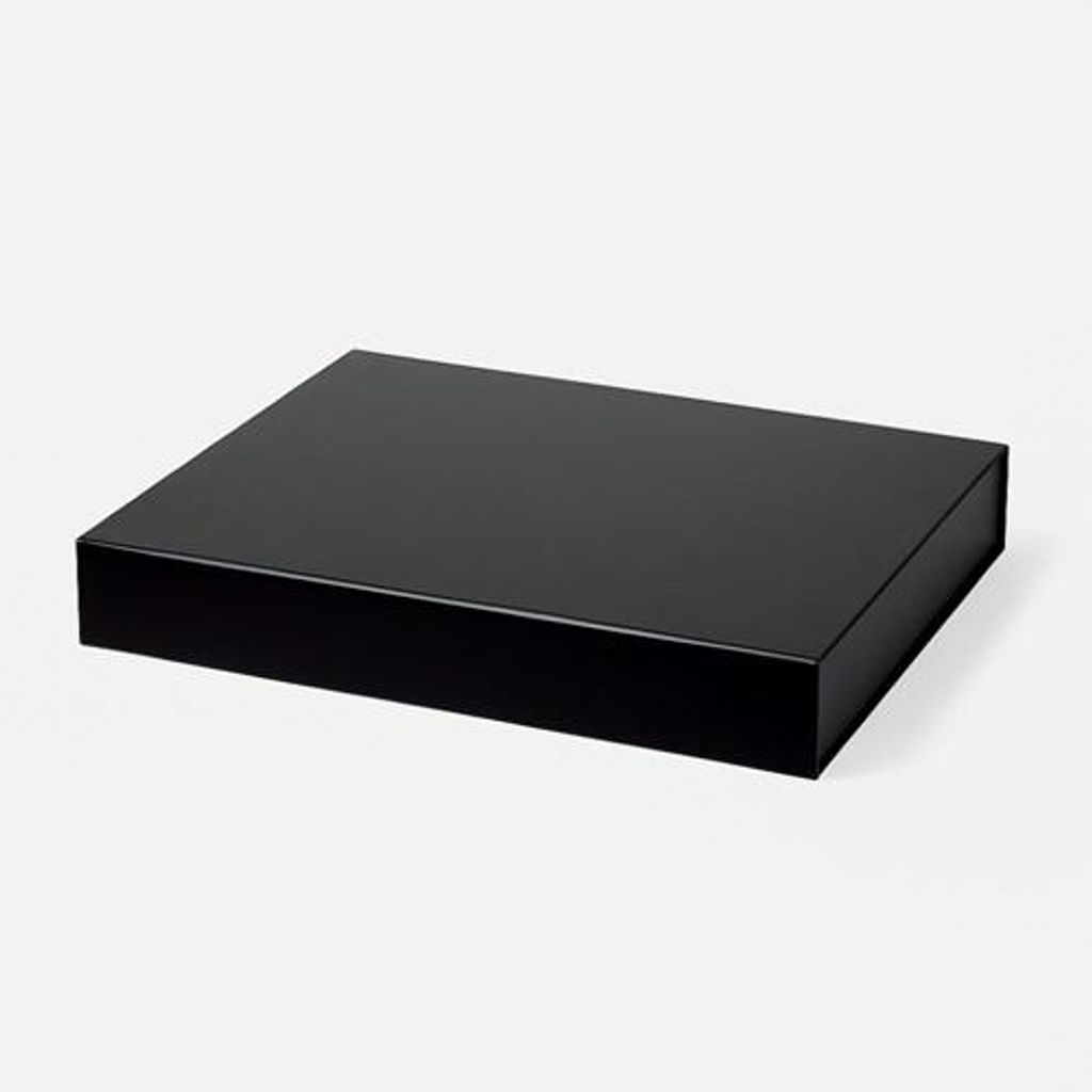 Magnetische Geschenkbox Schwarz 330 x 255 x 45 mm Produktbild 