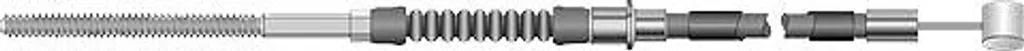 Retrouvez du freinage avec ce câble de frein arrière Piaggio NRG NTT TPH
