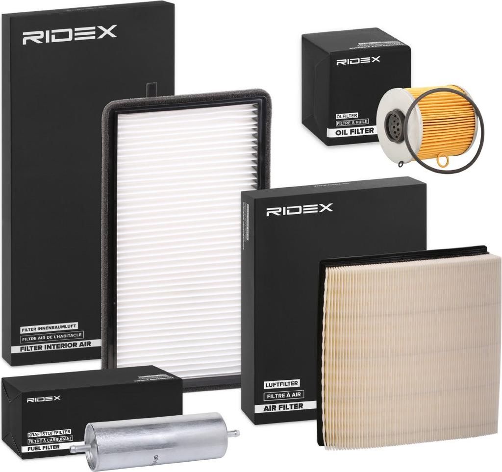RIDEX Filterset Inspektionspaket Filtersatz für BMW 3 Limousine (E36) 3 Coupe (E36) 3 Compact (E36) 3 Cabrio (E36) 3 Touring (E36)