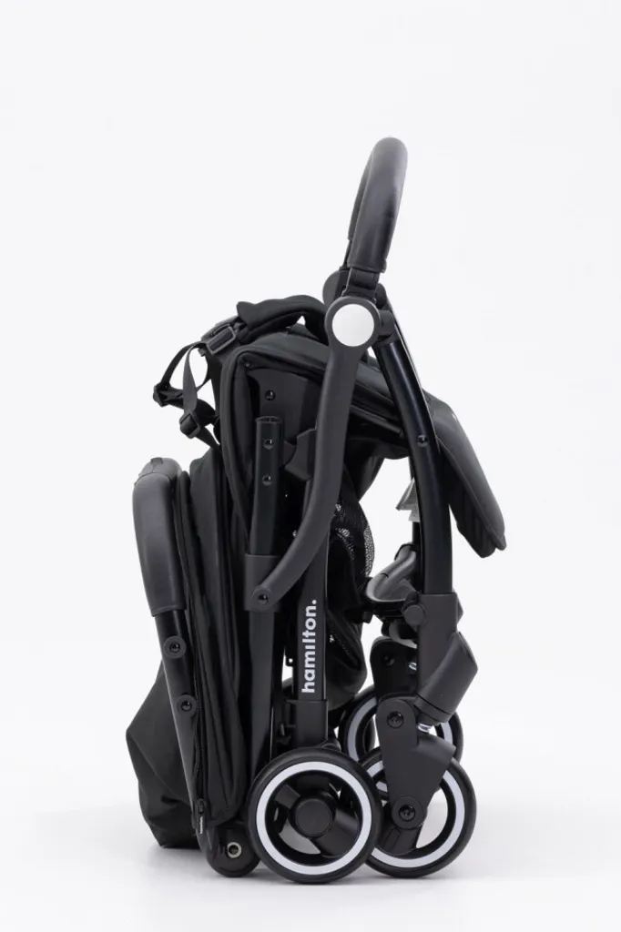 Poussette Magic Fold X1 Plus Hamilton Gris : pliage auto compact