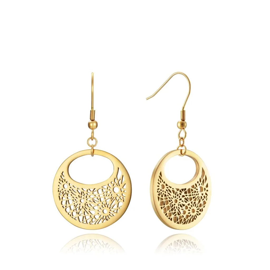 Boucles d'oreilles Chic 75115E01012 finition or brillant et durable