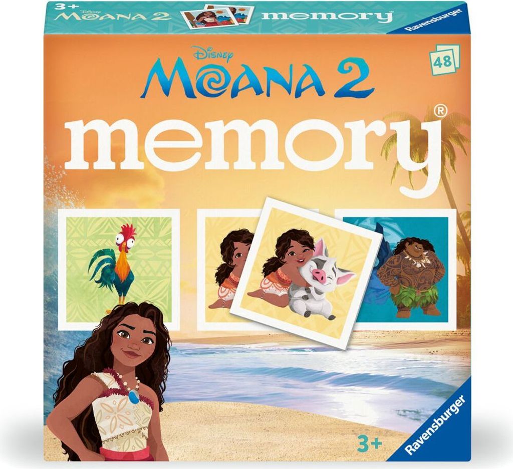 Mini Memory Vaiana | 48 Bildkarten | Ravensburger | Kinder Legespiel
