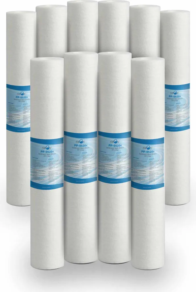 Stock 10 Filtri Acqua 20" 5 Micron Bellerofonte - Filtrazione Sedimenti