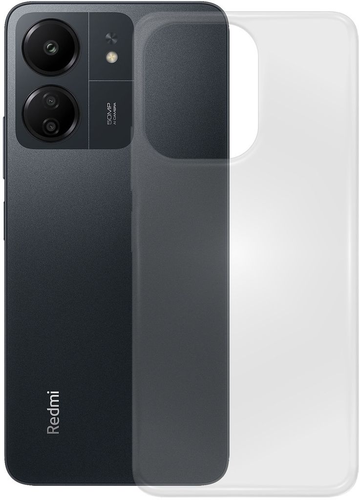 PEDEA Soft TPU Case für Xiaomi Redmi 13C, transparent