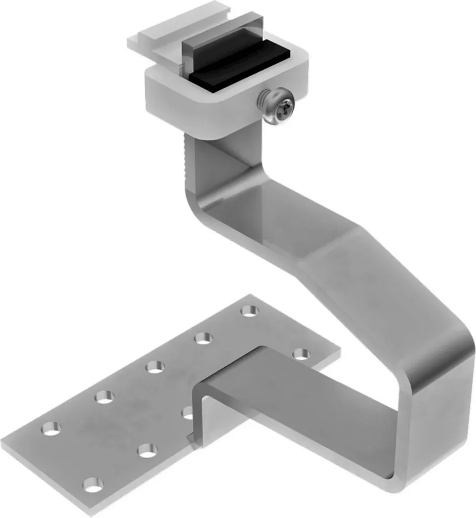 Crochet de toit SL-A2-35 : Fixation photovoltaïque 13135-01 en inox