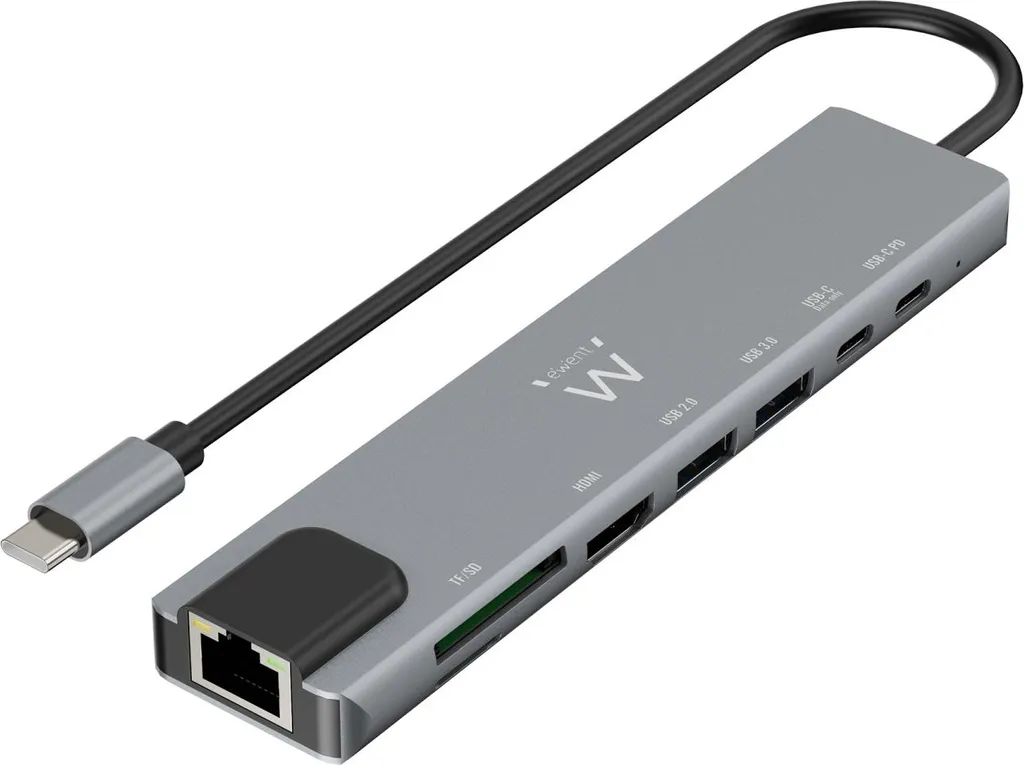 Hub Ewent EW1146 : Ajoutez 8 Ports à votre PC USB-C trop limité en Ports
