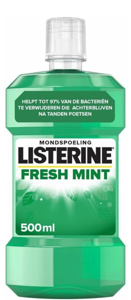 Listerine mondwater 500ml Fresh Mint Image du produit 