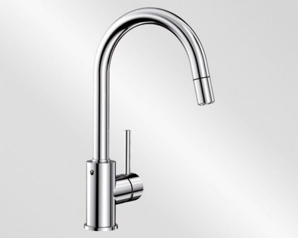 Blanco Armatur MIDA-S Silgranit-Look GALVANISCH chrom Zdjęcie produktu 