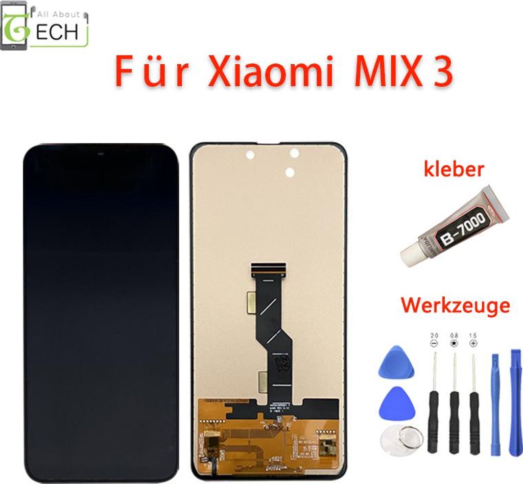 Für Xiaomi Mi Mix 3 LCD Display Bildschirm Touchscreen + Produktbild 