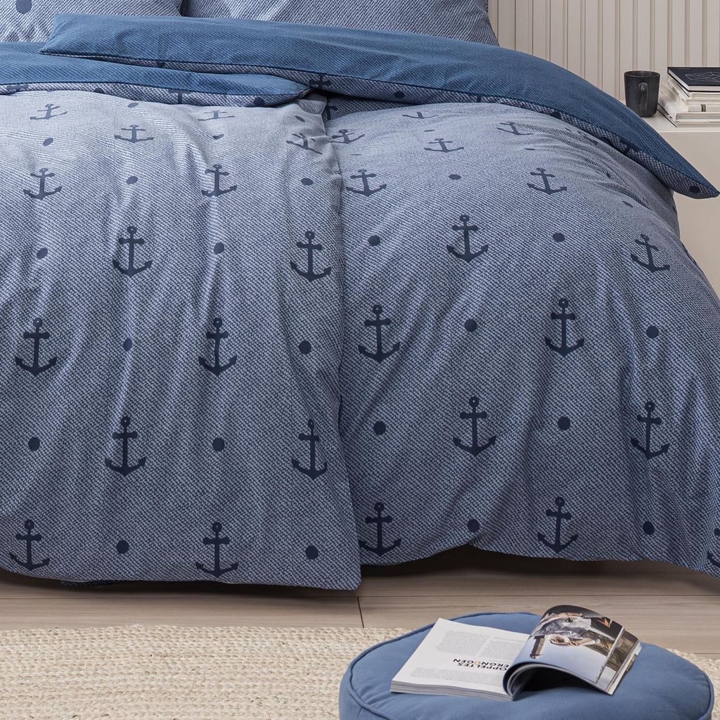 Anker Renforce-Bettwäsche 80x80 + 135x200 cm · 2-teilig · Produktbild 4
