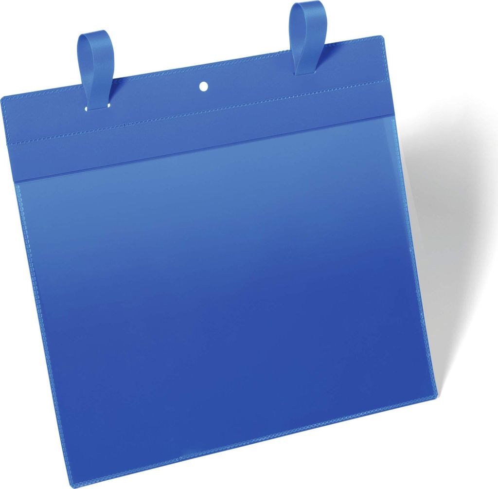 DURABLE Gitterboxtaschen mit Lasche A4 quer 50 St., dunkelblau