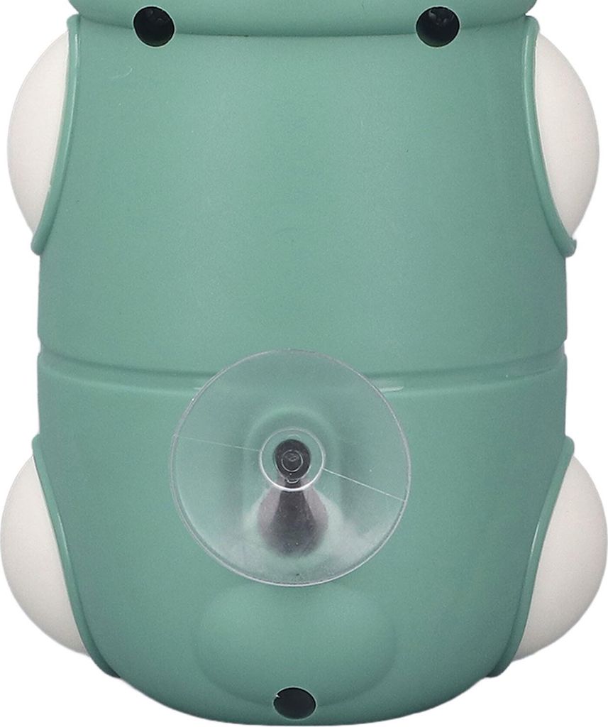 Baby-Badespielzeug, niedliche Entenform, interaktives Wasserrad-Design, interessantes Badewannenwasser, grün