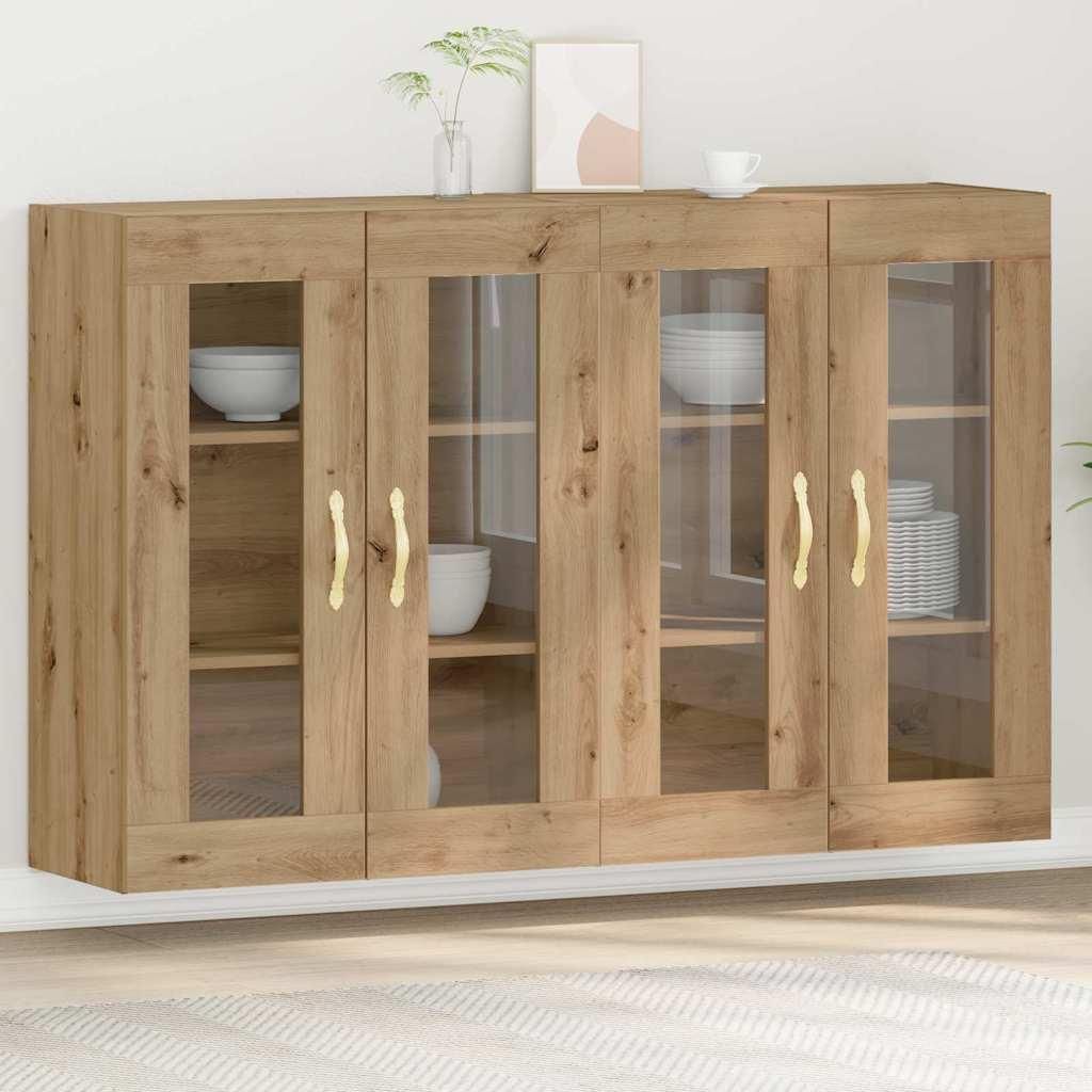 "im Sonderangebot"Wandschränke 2er set - Artisan-Eiche 69,5x34x90cm DE532385 - Kommoden