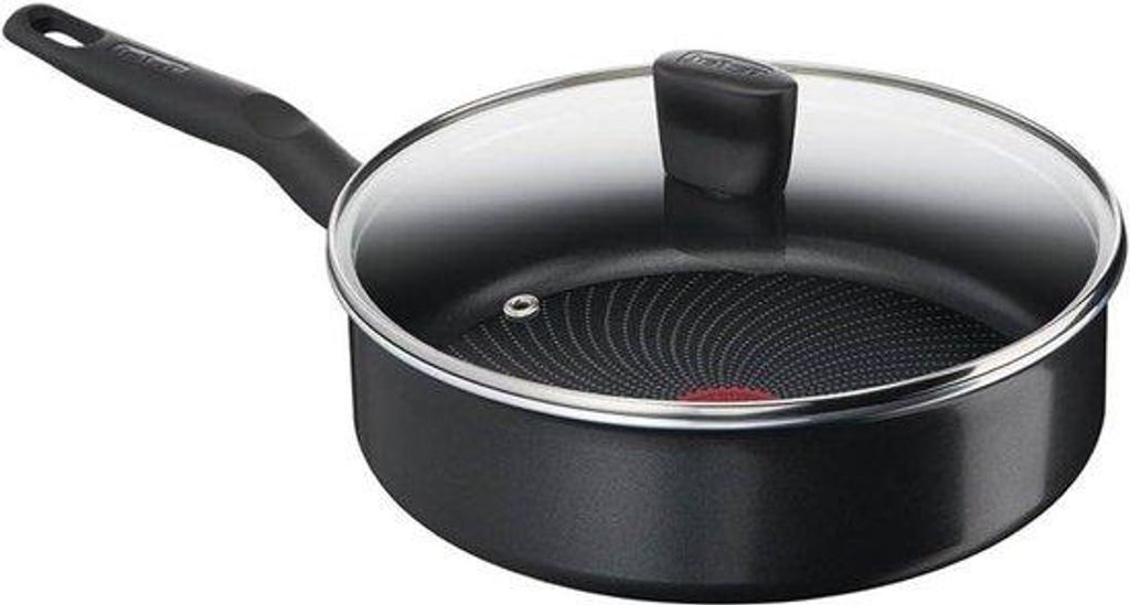 Induktionsfähige Aluminium Pfanne 24cm schwarz Antihaft