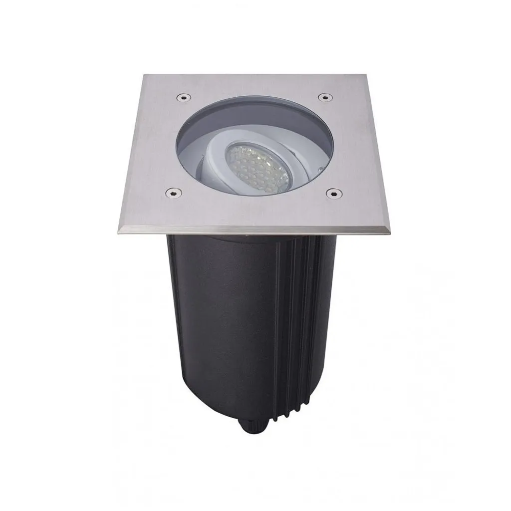 Spot extérieur encastrable étanche IP67 orientable pour éclairage précis GU10