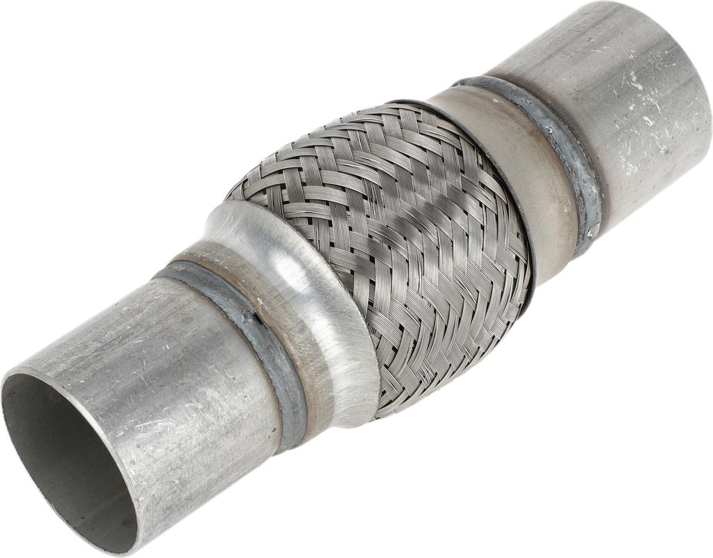 Auto Auspuff Flexrohr 2,08 Zoll OD Flexibles Geflochtenes Auspuffrohr | Universelles Flexibles Rohr Silberfarben 1 Stück