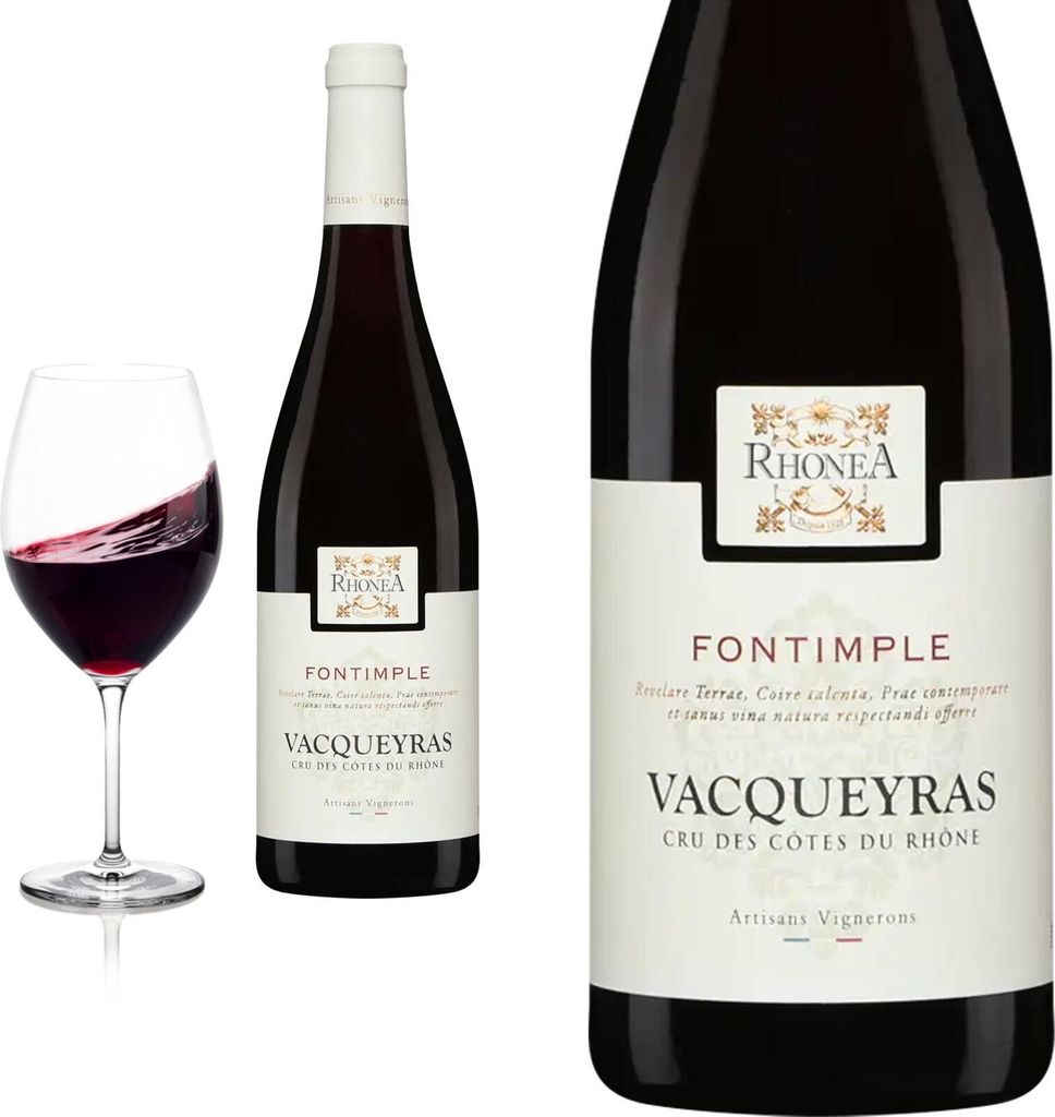 2022 Vacqueyras Seigneur de Fontimple von Vignerons de Caractère Vacqueyras - Rotwein