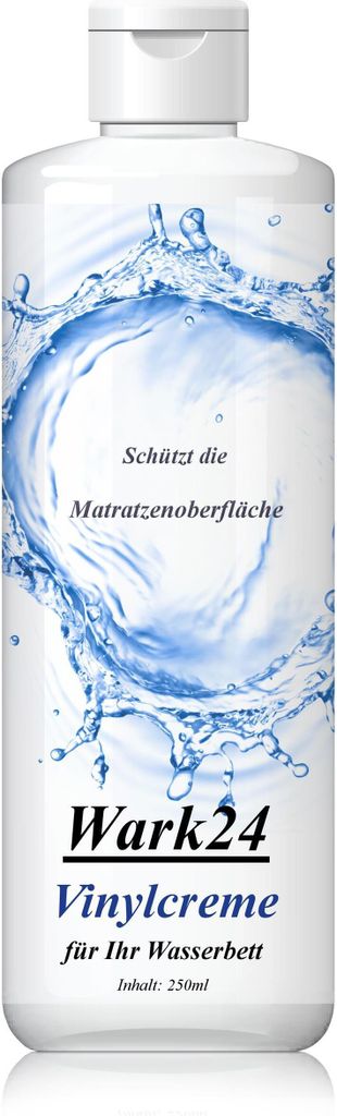 Wark24 Vinylcreme 250ml - Vinylpflege für Wasserbetten Vinyl Creme