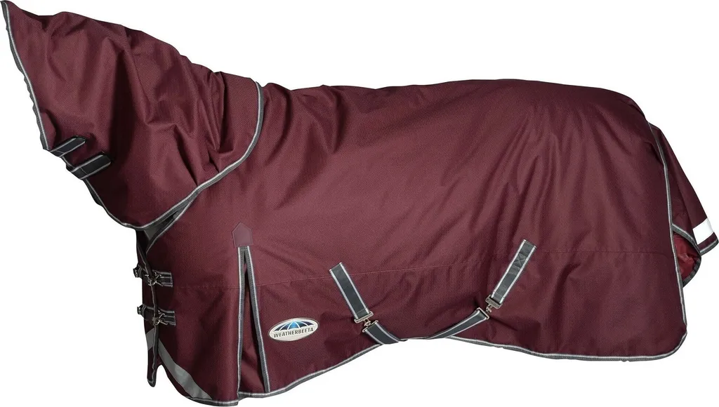 Weatherbeeta Couverture de paddock 130cm avec col amovible Bordeaux