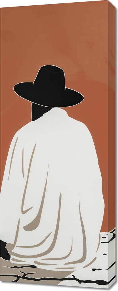 Bild 40x100cm Gedanken in der Ferne