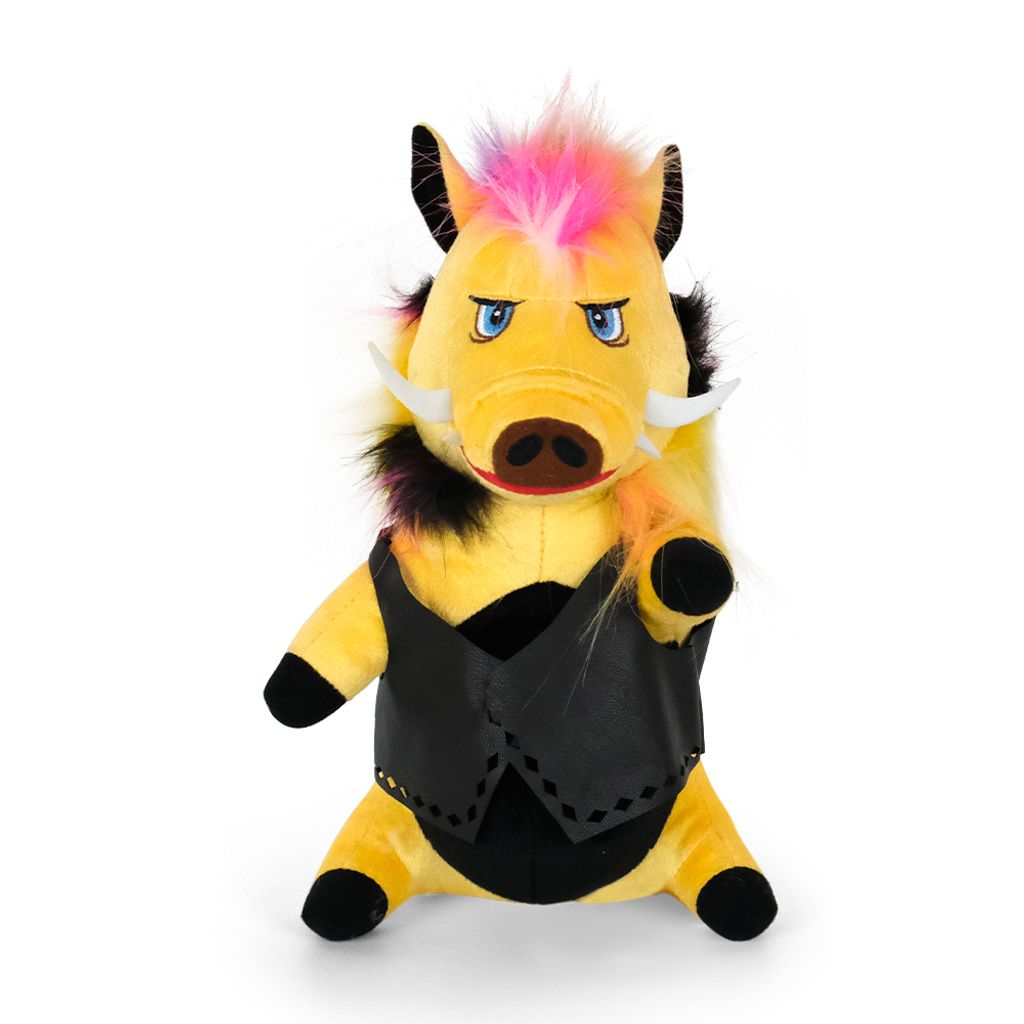 WP MERCHANDISE - Wildschwein Rock Star plüschtier (27 cm)