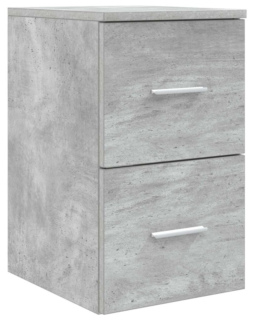 Badezimmerschrank Inzwischen Betongrau 30 x 44,5 x 50 cm
