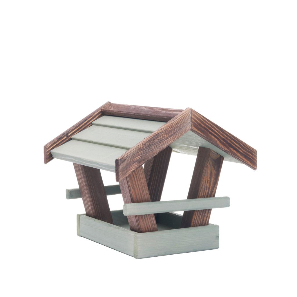Hängendes Vogelhaus aus Holz – groß, stabil, für den Balkon