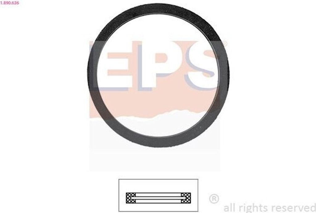 EPS Dichtung Thermostat 1.890.636 für RENAULT Clio III Schrägheck (BR0/1, CR0/1)
