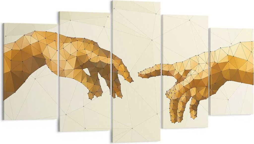 Bild auf Leinwand - Leinwandbild - Abstraktion modern - 160x85cm - Wand Bild - Wanddeko - Leinwanddruck - Bilder - Kunstdruck - Wanddekoration - Le...