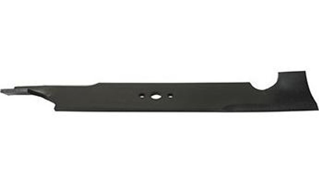Standardmesser anpassbar für Bobcat Rasenmäher. Original ersetzen: 32022. Länge: 457 mm, Bohrung: 15,9 mm, Achsabstand: 42 mm.