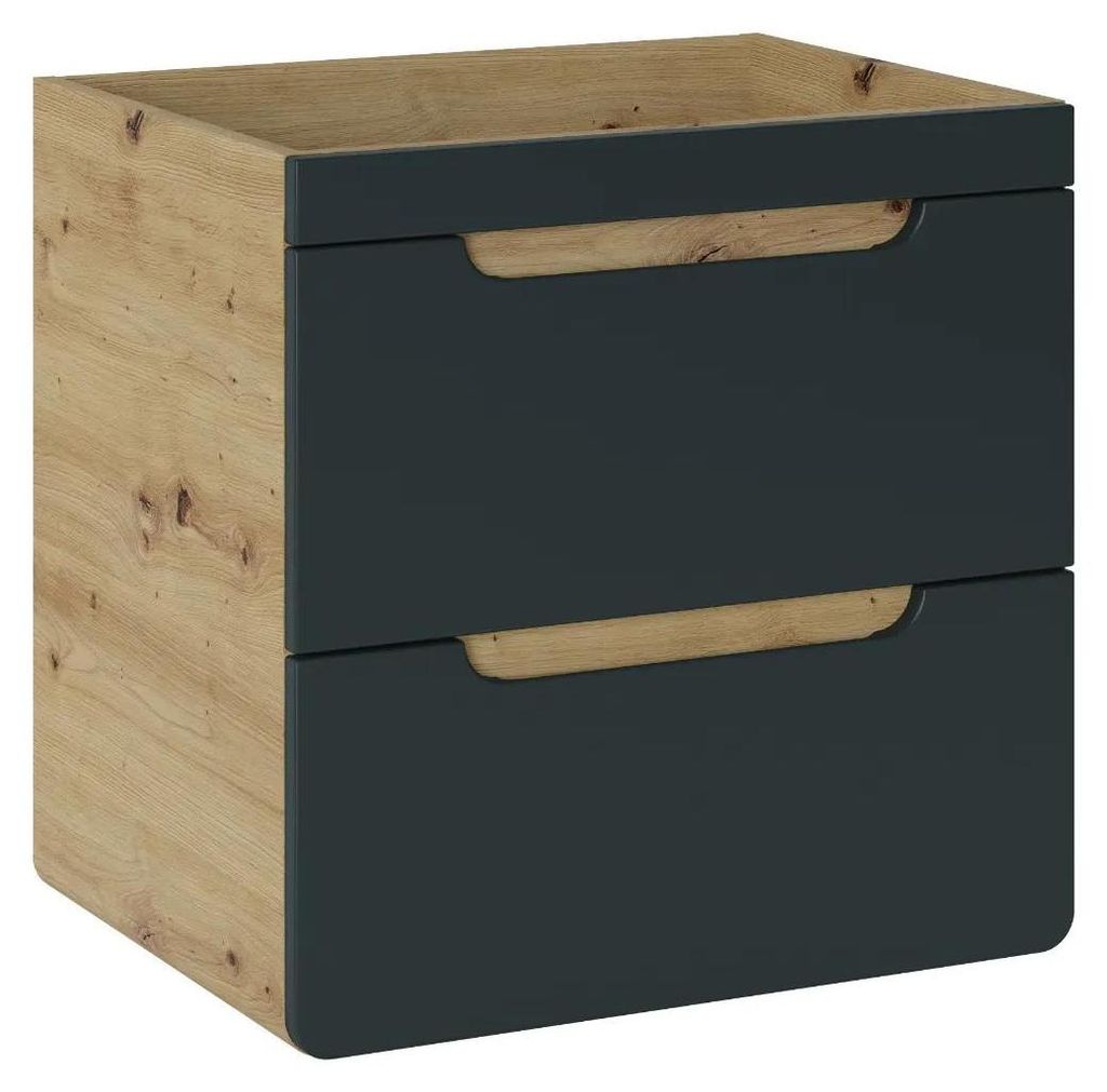 Badezimmerschrank 60Cm Mit 2 Schubladen - Stilvolle Badezimmermöbel